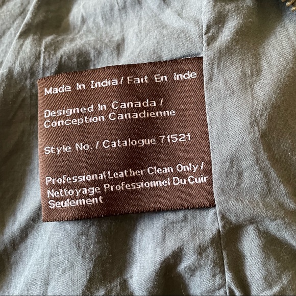 Danier Genuine Leather Biker Jacket - Picture 9 of 11